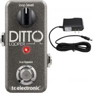 TC Electronics Ditto Looper Effects Pedal with ac power adapter