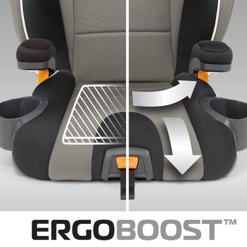 치코 Chicco KidFit 2-in-1 Belt Positioning Booster Car Seat - Atmosphere, 28x19x8.5 Inch (Pack of 1)