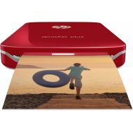 [아마존베스트]HP Sprocket Plus Instant Photo Printer (Red) Prints on 2.3x3.4” Zink Sticky Back Pictures Straight from Smartphone & Social Media.