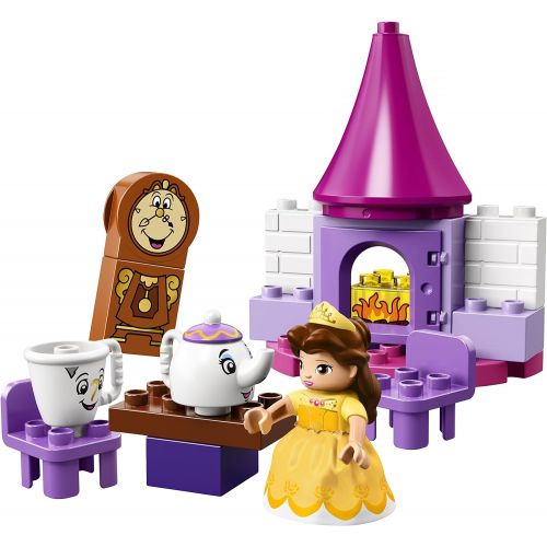  LEGO DUPLO Disney Belle’s Tea Party 10877 Building Blocks (19 Pieces) (Discontinued by Manufacturer)