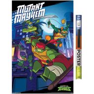 Trends International Nickelodeon Rise of The Teenage Mutant Ninja Turtles - Mayhem Wall Poster, 22.375 x 34, Premium Poster & Clip Bundle