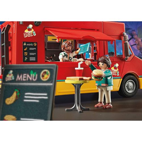 플레이모빌 PLAYMOBIL The Movie Dels Food Truck