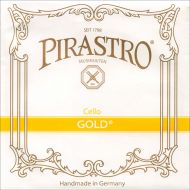 Pirastro Gold Label 4/4 Cello G String - Medium - Silver/Gut