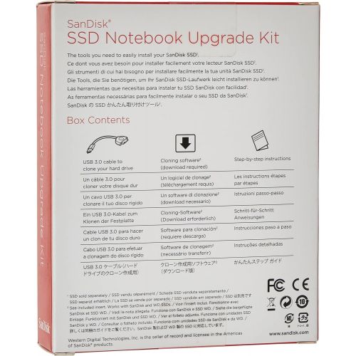 샌디스크 SanDisk SSD Notebook Upgrade Kit - SDSSD-UPG-G25 Black