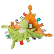 Taggies Two-Sided Stuffed Animal Security Blanket Soft Toy, 6-Inches, Twice as Nice Frog & Bear