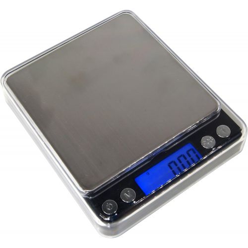  GemOro Platinum XP500 Extra Precision Portable Pocket Scale, 500g x 0.01, Silver