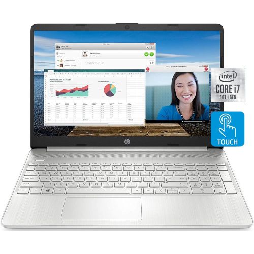 에이치피 2021 Newest HP 15 Laptop Notebook, 15.6 FHD IPS Touchscreen, i7-1165G7, 32GB DDR4 RAM, 1TB PCIe SSD, Webcam, USB-C, HDMI, WiFi 6, Backlit Keyboard, Fingerprint Reader, Win 10 Home