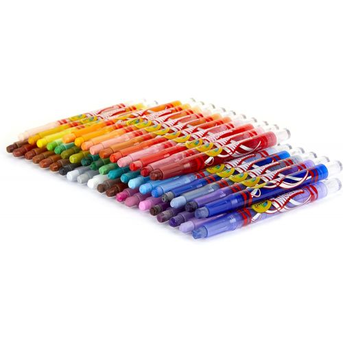  Crayola Twistables Crayons Coloring Set, Kids Craft Supplies, Gift, 50 Count