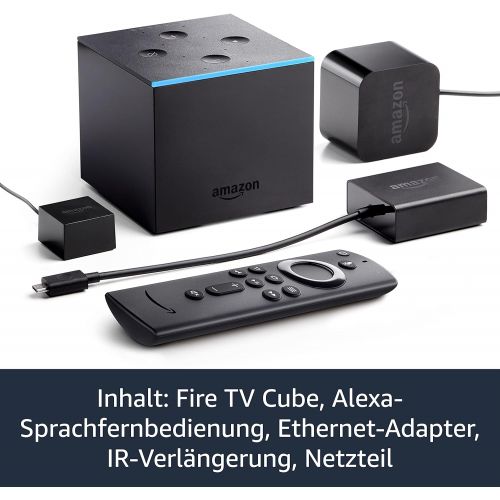  Amazon Fire TV Cube│Hands free mit Alexa, 4K?Ultra?HD Streaming Mediaplayer