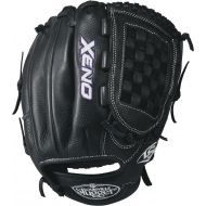 Louisville Slugger Xeno Softball Gloves, Right Hand, 12, Black/White