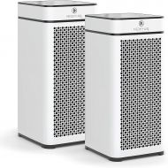 Medify Air Medify MA-40 Air Purifier with H13 True HEPA Filter 840 sq ft Coverage for Allergens, Smoke, Smokers, Dust, Odors, Pollen, Pet Dander Quiet 99.9% Removal to 0.1 Microns White, 2-Pa