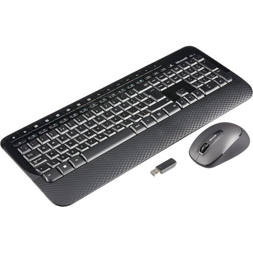  Microsoft M7J-00020 Wireless Desktop Keyboard Mouse 2000 Black