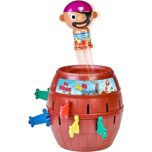  TOMY Pop Up Pirate Board Game - Swashbuckling Kids Games for Family Game Night - Toddler Games - Easter Basket Stuffers for Toddler - Board Games for Kids Ages 4 and Up