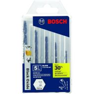 BOSCH BL5IM 5-Piece Assorted Set Black Oxide Metal Drill Bits Impact Tough with Impact-Rated Hex Shank for Applications in Steel, Copper, Aluminum, Brass, Oak, MDF, Pine, PVC and More