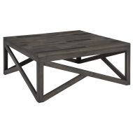 Signature Design by Ashley Ashley Furniture Signature Design - Haroflyn Contemporary Square Cocktail Table - Gray