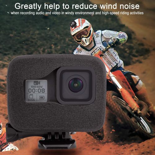  SOONSUN Windslayer Cover for GoPro Hero 8 Black Camera Housing Frame Case Video Noise Reduction Accessory