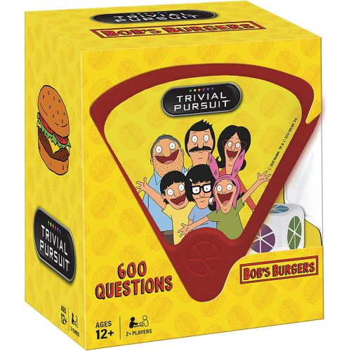  [아마존베스트]USAOPOLY Trivial Pursuit Bobs Burgers (Quickplay Edition) | Trivia Game Questions from Bobs Burgers | 600 Questions & Die in Travel Container | Officially Licensed Bobs Burgers Game…