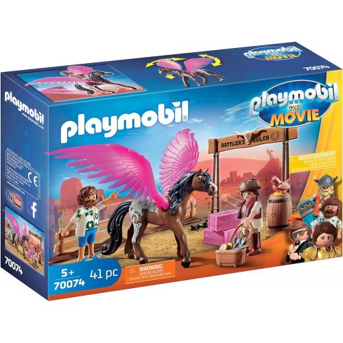 플레이모빌 PLAYMOBIL The Movie Marla & Del with Flying Horse