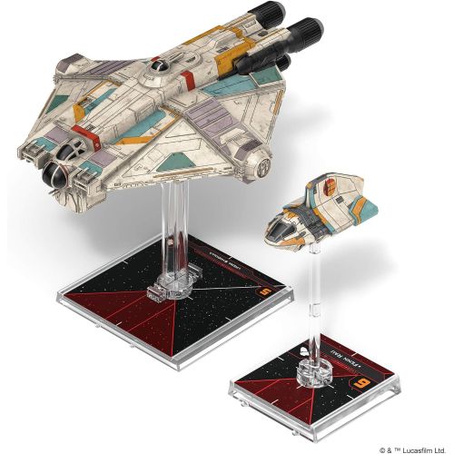  Fantasy Flight Games Star Wars X-Wing 2nd Edition Miniatures Game Ghost EXPANSION PACK Strategy Game for Adults and Teens Ages 14+ 2 Players Average Playtime 45 Minutes Made by Atomic Mass Games