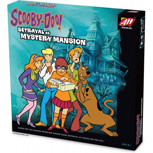  Avalon Hill Scooby Doo in Betrayal at Mystery Mansion Official Scooby Doo + Betrayal at House on The Hill Board Game Ages 8+ Black