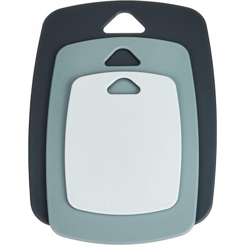  [아마존베스트]Lacor Set of 3 Double Sided Polypropylene Chopping Boards BPA Free Plastic 60500