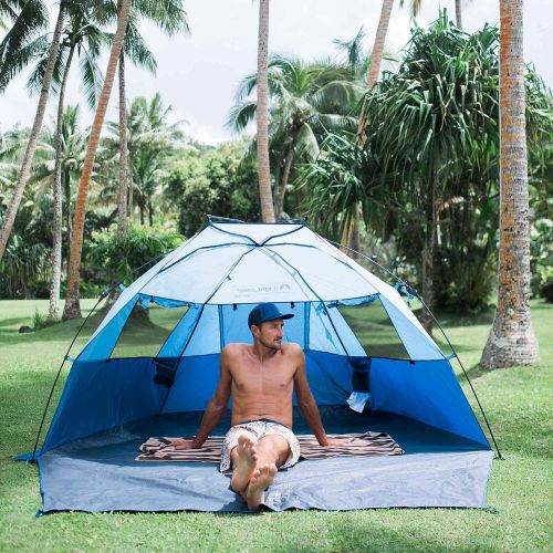  Lightspeed Outdoors Quick Cabana Beach Tent Sun Shelter