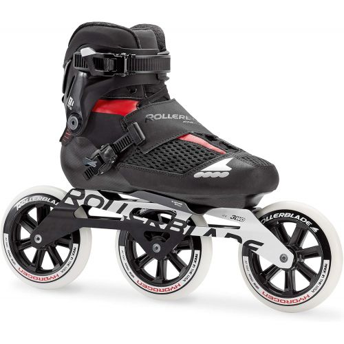 롤러블레이드 [아마존베스트]Rollerblade Endurace Pro 125 Unisex Adult Fitness Inline Skate, Black and Red, Premium Inline Skates
