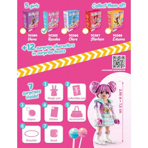 플레이모빌 Playmobil EverDreamerz Rosalee with Candy Charm & 7 Surprises
