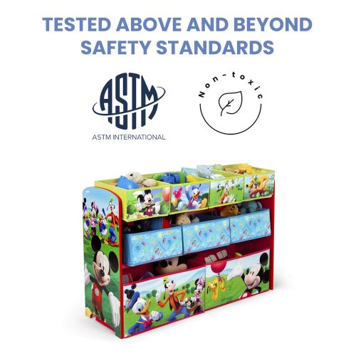  [아마존베스트]Delta Children Deluxe 9-Bin Toy Storage Organizer, Disney/Pixar Cars