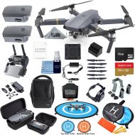 DJI Mavic Pro Drone Quadcopter Fly More Combo with 3 Batteries, 4K Professional Camera Gimbal Bundle Kit with Ultimate Flymore Essentials Kit