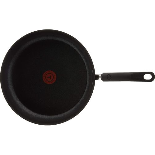  T-fal C5610764 Titanium Advanced Nonstick Thermo-Spot Heat Indicator Dishwasher Safe Cookware Fry Pan, 12-Inch, Black