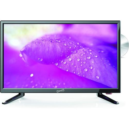  SuperSonic SC-2212 LED Widescreen HDTV & Monitor 22, Built-in DVD Player with HDMI, USB, SD & AC/DC Input: DVD/CD/CDR High Resolution and Digital Noise Reduction
