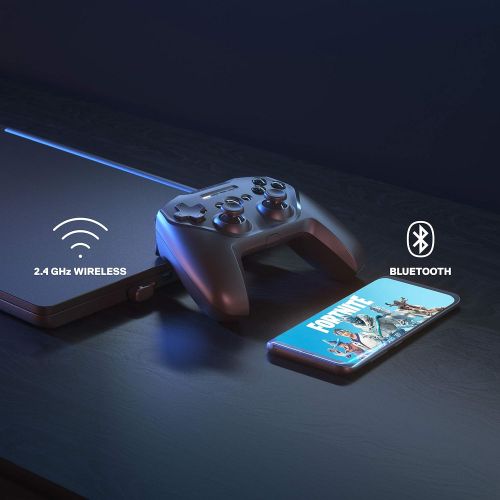  SteelSeries Stratus Duo Wireless Gaming Controller ? Compatible with Android, Windows, VR, and Chromebooks ? Dual-Wireless Connectivity ? High-Performance Materials ? Supports Fort