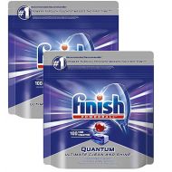 Finish Quantum Max Fresh, Automatic Dishwasher Detergent Tabs Mega Value Pack (200 Tablets)