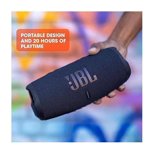 제이비엘 JBL Charge 5 Portable Wireless Bluetooth Speaker with IP67 Waterproof and USB Charge Out - Black, small