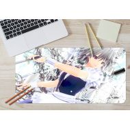 3D Touhou Project 812 Japan Anime Game Non-Slip Office Desk Mouse Mat Game AJ WALLPAPER US Angelia (W120cmxH60cm(47x24))