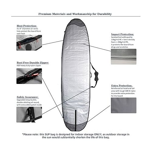  Abahub Premium Surfboard Travel Bag
