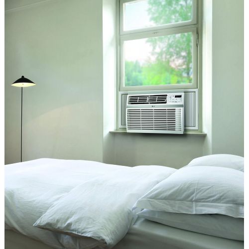  LG LW6019ER Rated 6,000 BTU Window Air Conditioner with Remote, Cools up to 250 Sq. Ft, Ultra Efficient, Energy Star, 3 Cool & Fan Speeds, 115V, 6000, White