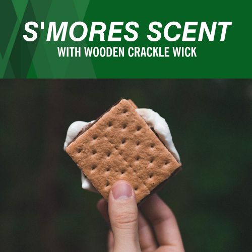 콜맨 콜맨Coleman Scented Citronella Candle with Wooden Crackle Wick - 6 oz Tin