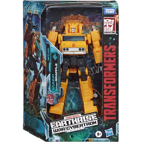 트랜스포머 Transformers Toys Generations War for Cybertron: Earthrise Voyager WFC-E10 Autobot Grapple Action Figure - Kids Ages 8 and Up, 7-inch