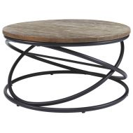 Signature Design by Ashley T644-8 Charliburi Cocktail Table Brown/Black