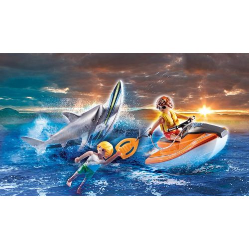 플레이모빌 Playmobil Shark Attack and Rescue Boat
