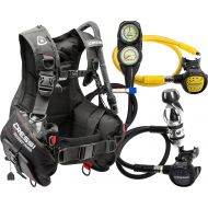 Cressi Start-er Pro Package- Complete with BCD, AC2/Compact Regulator, Octopus Compact, and MiniConsole 2