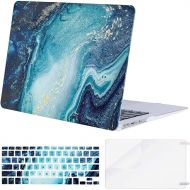 [아마존베스트]MOSISO MacBook Air 13 inch Case (A1369 & A1466, Older Version 2010-2017 Release), Plastic Creative Wave Marble Hard Shell Case&Keyboard Cover&Screen Protector Only Compatible with