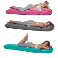 HOLO Holo - The Original Inflatable Maternity Pillow Raft with a Hole to Lie on Your Stomach During Pregnancy - Pink