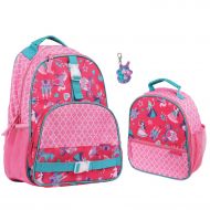 Stephen Joseph Girls Princess Backpack and Lunch Box with Unicorn Zipper Pull