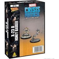Marvel Crisis Protocol X-23 and Honey Badger Character Pack Miniatures Battle Game Strategy Game for Adults Ages 14+ 2 Players Average Playtime 90 Minutes Made by Atomic Mass Games