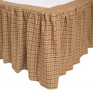 VHC Brands Rustic & Lodge Millsboro Tan Bed Skirt, Twin