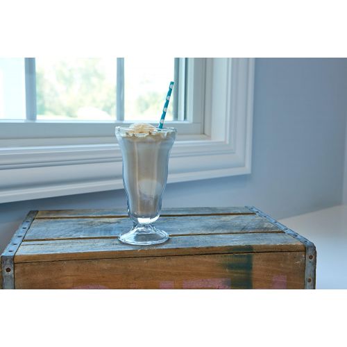  Anchor Hocking 12.5-oz Vintage Soda Glass, Set of 12: Ice Cream Soda Glasses: Kitchen & Dining