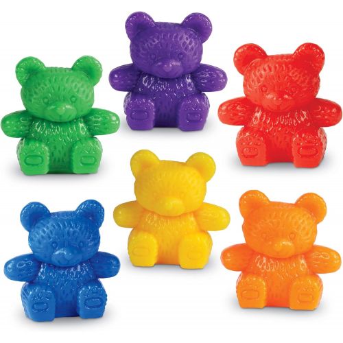  [아마존베스트]Learning Resources Baby Bear Counters, 6 colors, Set of 102